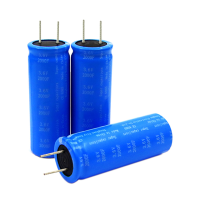 二重電気放射状の層のファラッドのコンデンサー電池3.6v 2000f