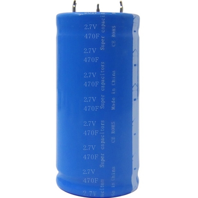 容易ではない小さい超容積のコンデンサー2.7V 470Fの高い発電35x62mm爆発すること