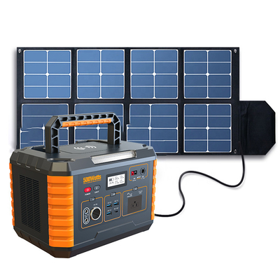 50/60Hz屋外の携帯用電源、太陽電池パネルを持つ500w携帯用動力火車