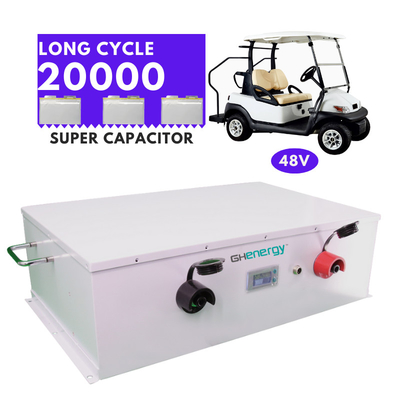 ゴルフ カートのスーパーキャパシタ電池48v 2100wh グラフェンの極度のコンデンサー電池