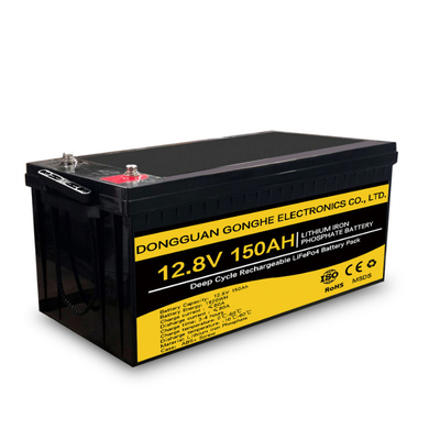 IEC 62619太陽系のための深い周期のリチウム イオン電池12.8V 100Ah