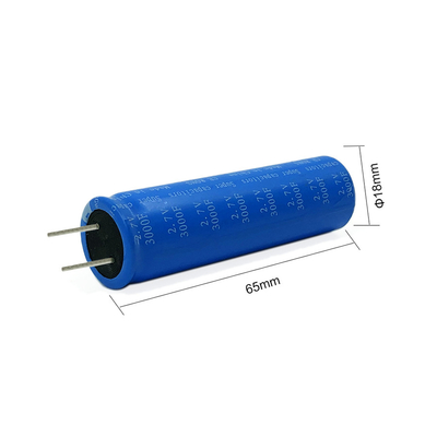 高い比率の太陽エネルギー収集のためのGraphene 2.7V 3000F Supercapacitors 18650電池