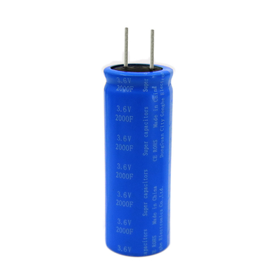 二重電気放射状の層のファラッドのコンデンサー電池3.6v 2000f