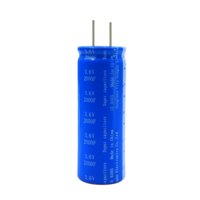 二重電気放射状の層のファラッドのコンデンサー電池3.6v 2000f