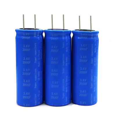 二重電気放射状の層のファラッドのコンデンサー電池3.6v 2000f