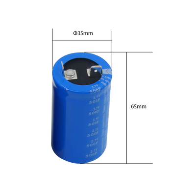 極度のコンデンサーの細胞のラグナット2.7のボルト500のファラッドは電池を取り替える