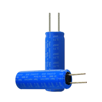 爆発の極度のコンデンサー電池無し実用的な2.7V 200F 10x30mm
