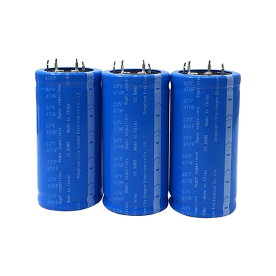 IP30高い発電の極度のコンデンサー電池2.7V 470F 35x62Mm 0.45Wh
