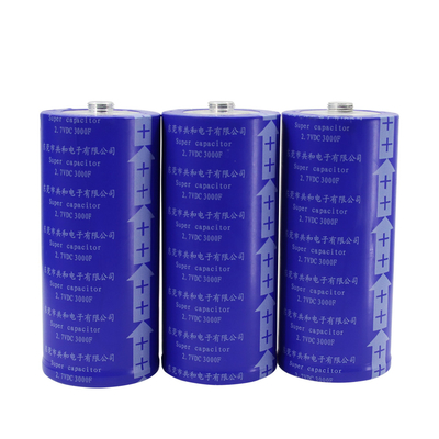 60x136mmの極度のコンデンサー電池2.7V 3000F実用的な爆発無し